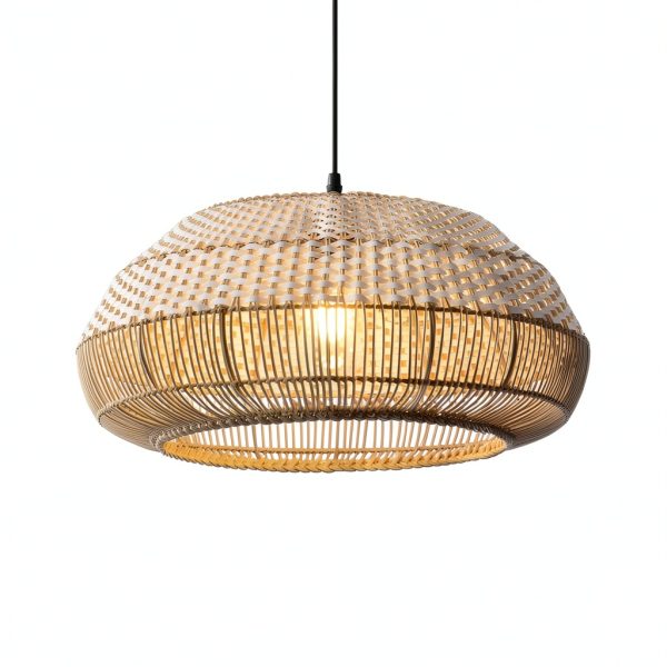 Parrot Uncle Rattan Pendant Light Boho Design Adjustable-5