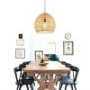 Parrot Uncle Rattan Pendant Light Boho Style Adjustable-0