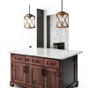 Rustic Metal Hanging Light Adjustable Height Kitchen Bedroom-3