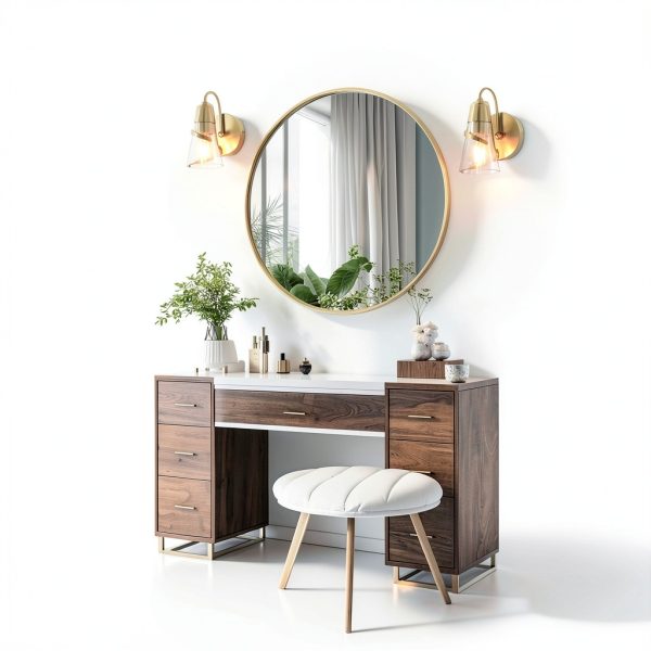 Parrot Uncle Gold Wall Sconce Modern Glass Shade Lighting-4