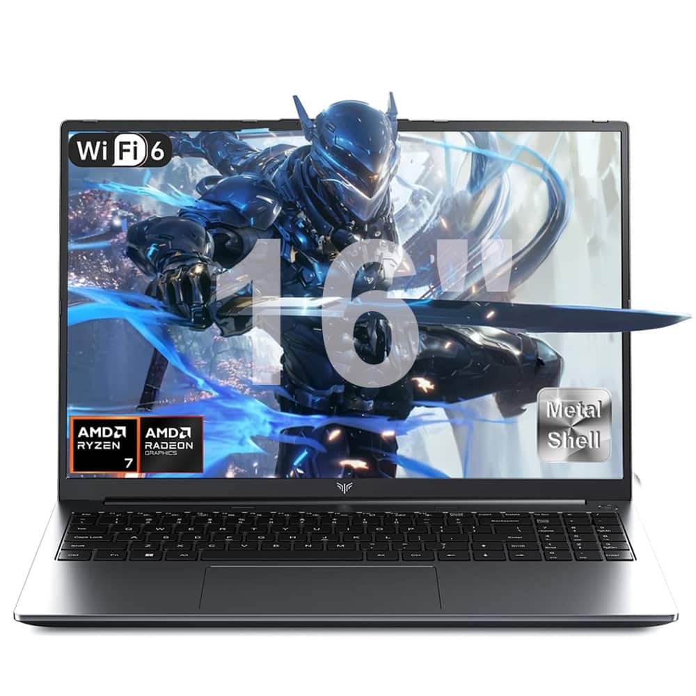 ACEMAGIC RX16 laptop displaying a high-resolution game on its 16-inch screen