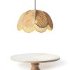 Parrot Uncle Rattan Pendant Light Farmhouse Boho Style-0
