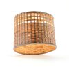 Parrot Uncle Bamboo Pendant Lamp Rustic Boho Lighting-9