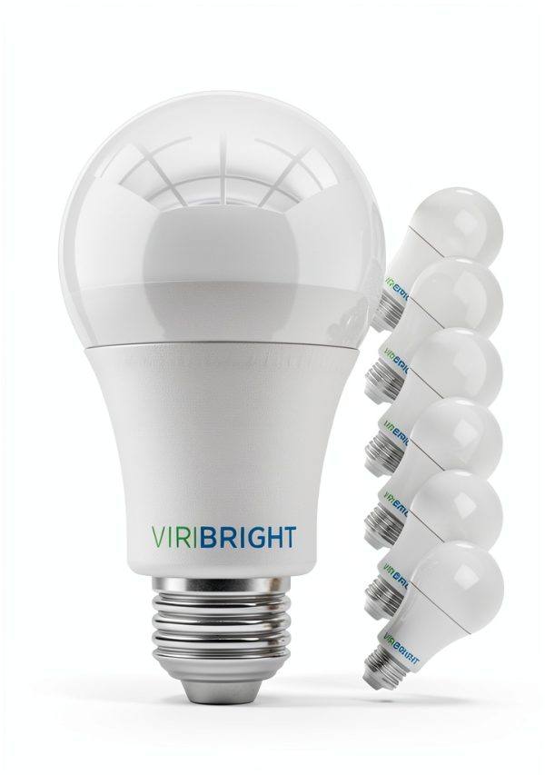 Viribright LED Bulb 9W Dimmable Cool White 12 Pack-0