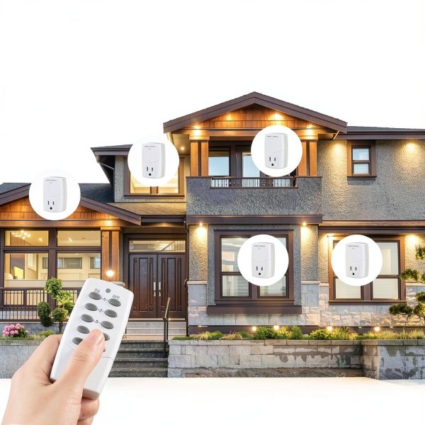 BN-LINK Wireless Remote Outlet Switch 5 Outlets 2 Remotes-2