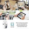 Kitcheniva 360 E27 Light Bulb Camera Wi Fi IR Night Security-2