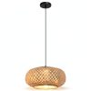 Parrot Uncle Bamboo Pendant Lamp Rustic Design Adjustable-6