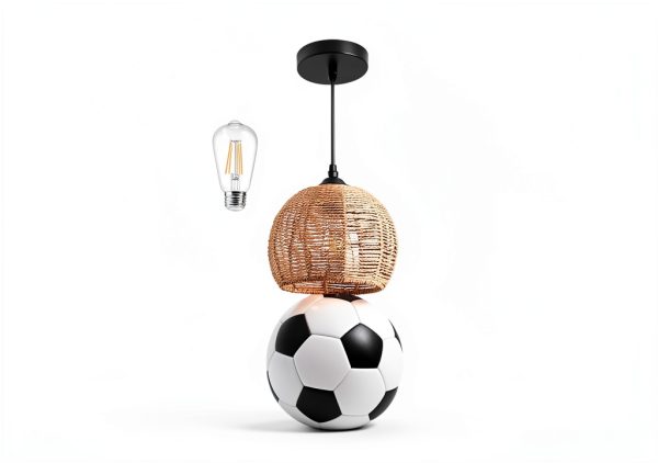 Pavo Woven Pendant Light Natural Design Modern Rustic-1