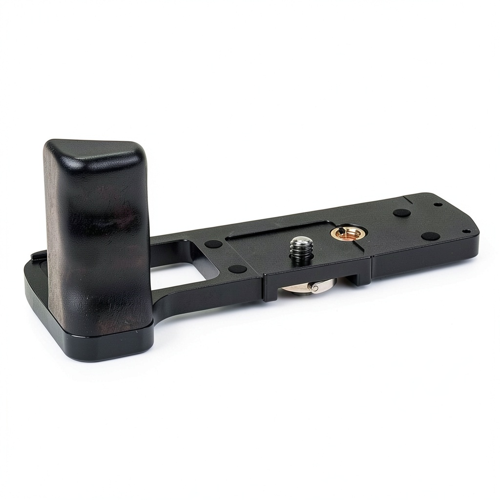 OM SYSTEM OM-5 with metal camera grip attached