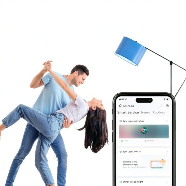 Linkind A19 Matter Smart Bulb RGBTW Voice Control-5