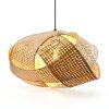 Parrot Uncle Bamboo Pendant Lamp Rustic Farmhouse Lighting-7