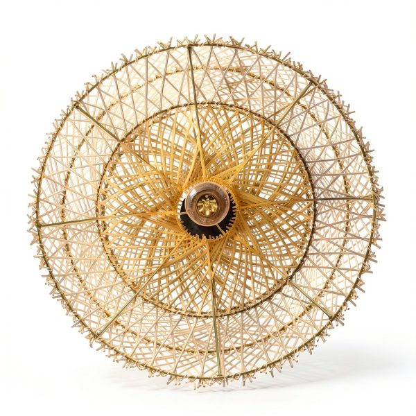Parrot Uncle Rattan Pendant Light Boho Coastal Rustic-11