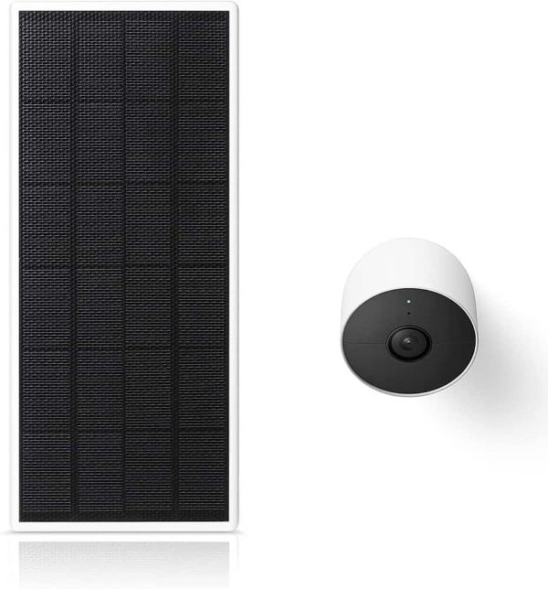 Wasserstein Solar Panel for Google Nest Cam Outdoor Indoor-1