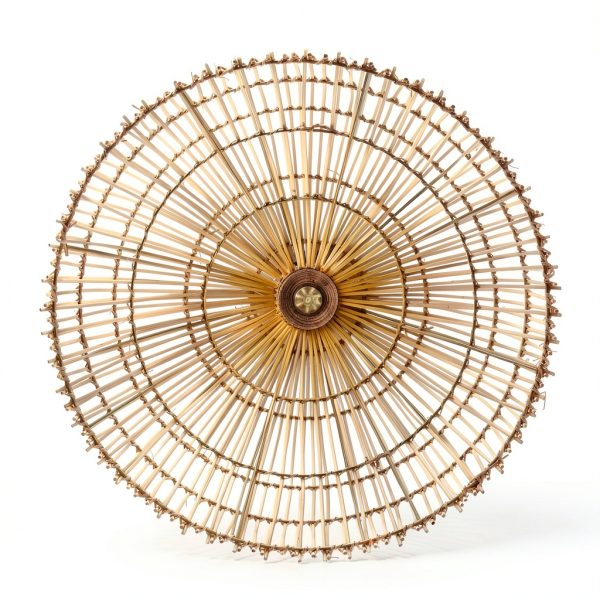 Parrot Uncle Rattan Pendant Light Boho Rustic Adjustable-11