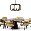 Pavo Black Chandelier Adjustable Height Modern Farmhouse-2