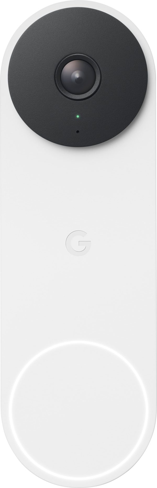 Google Nest Doorbell Wired 2nd Gen Snow Home Security-0