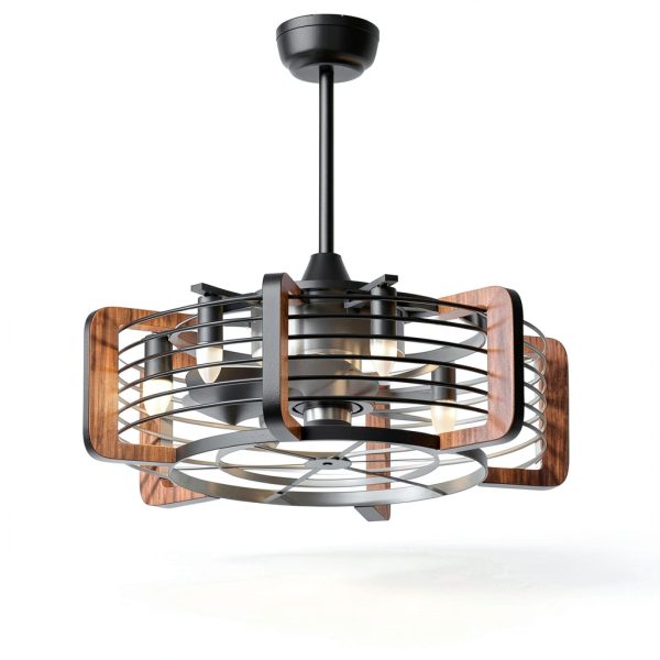 Farmhouse Ceiling Fan Energy Efficient Quiet Operation LED-0
